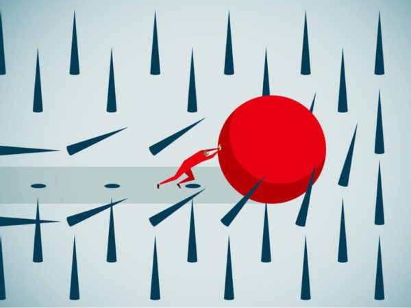 Solution in risky environment